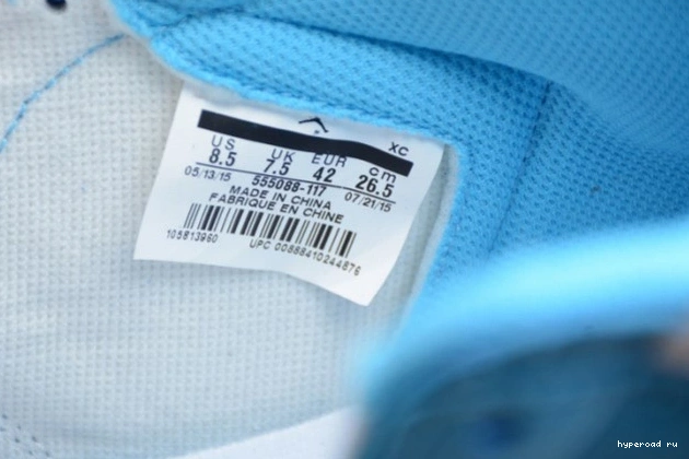 Jordan 1 Air OG High Retro 'UNC' 555088-117 0713